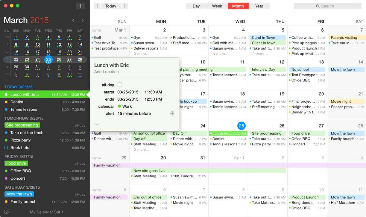 is there an app for google calendar on mac