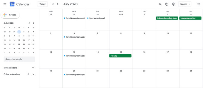 is there an app for google calendar on mac