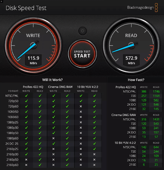 blackmagic disk speed test windows 7 download